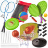 Sports set 5in1 badminton basketball volleyball tennis frisbee 161385