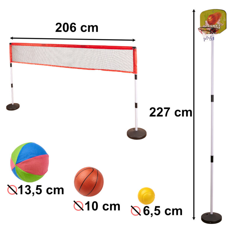 5in1 sportmängude komplekt lastele - Image 3