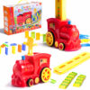Ukladanka Domino z pociagiem dzwiek 80el czerwon 840991