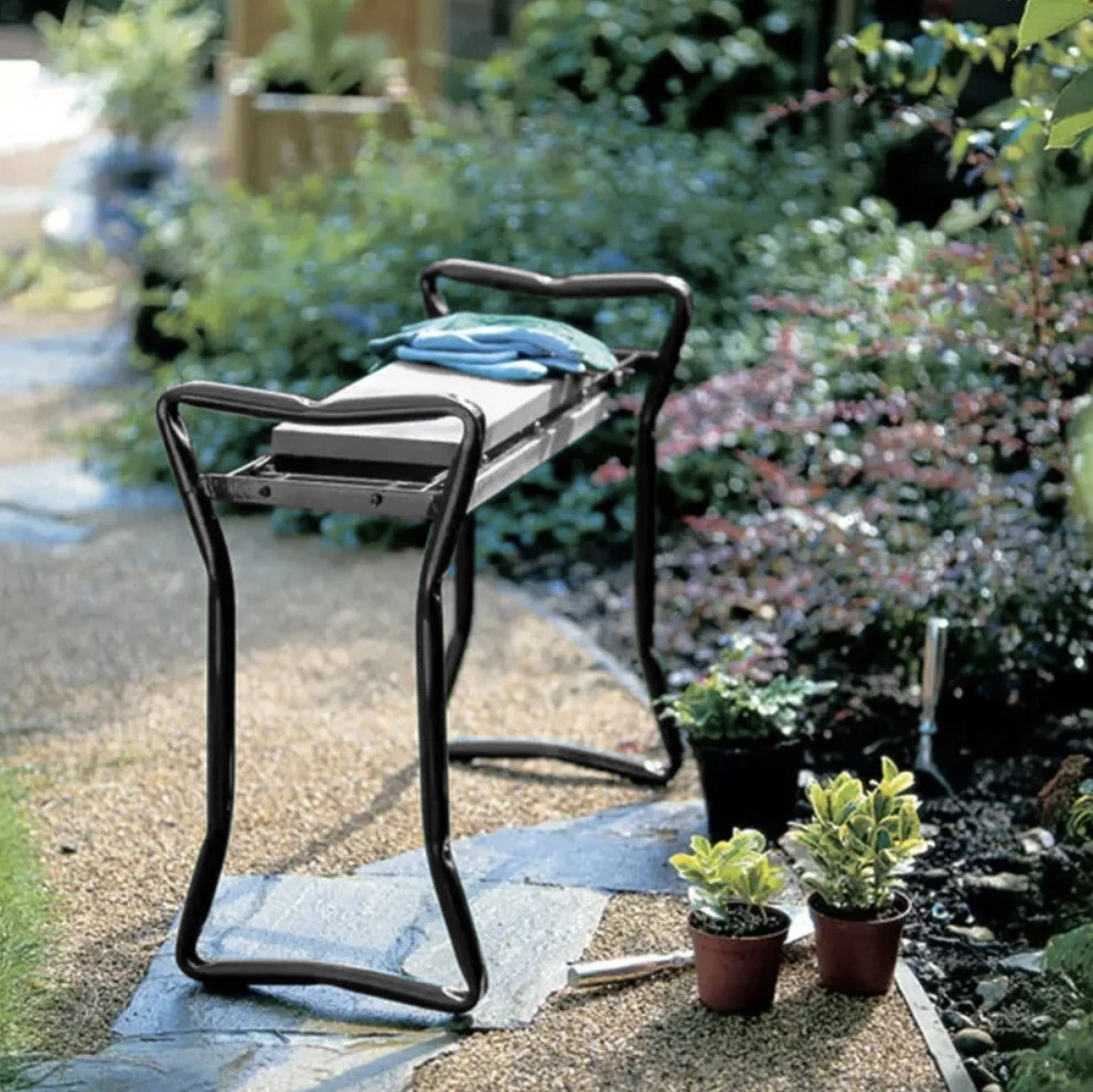 Pink-põlvitusalus aiatöödeks + kingitus - Image 5