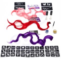 Alternative view of Glitter tattood + juuksepikendused tüdrukutele