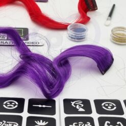 Glitter tattood + juuksepikendused tüdrukutele Soodukas.Com