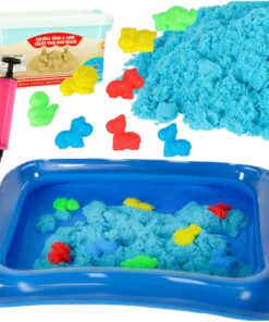 Kineetiline liiv + liivakast, vormid ja hoiukast