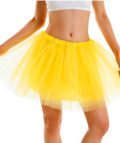 Kollane tutu seelik, tüllseelik 42cm