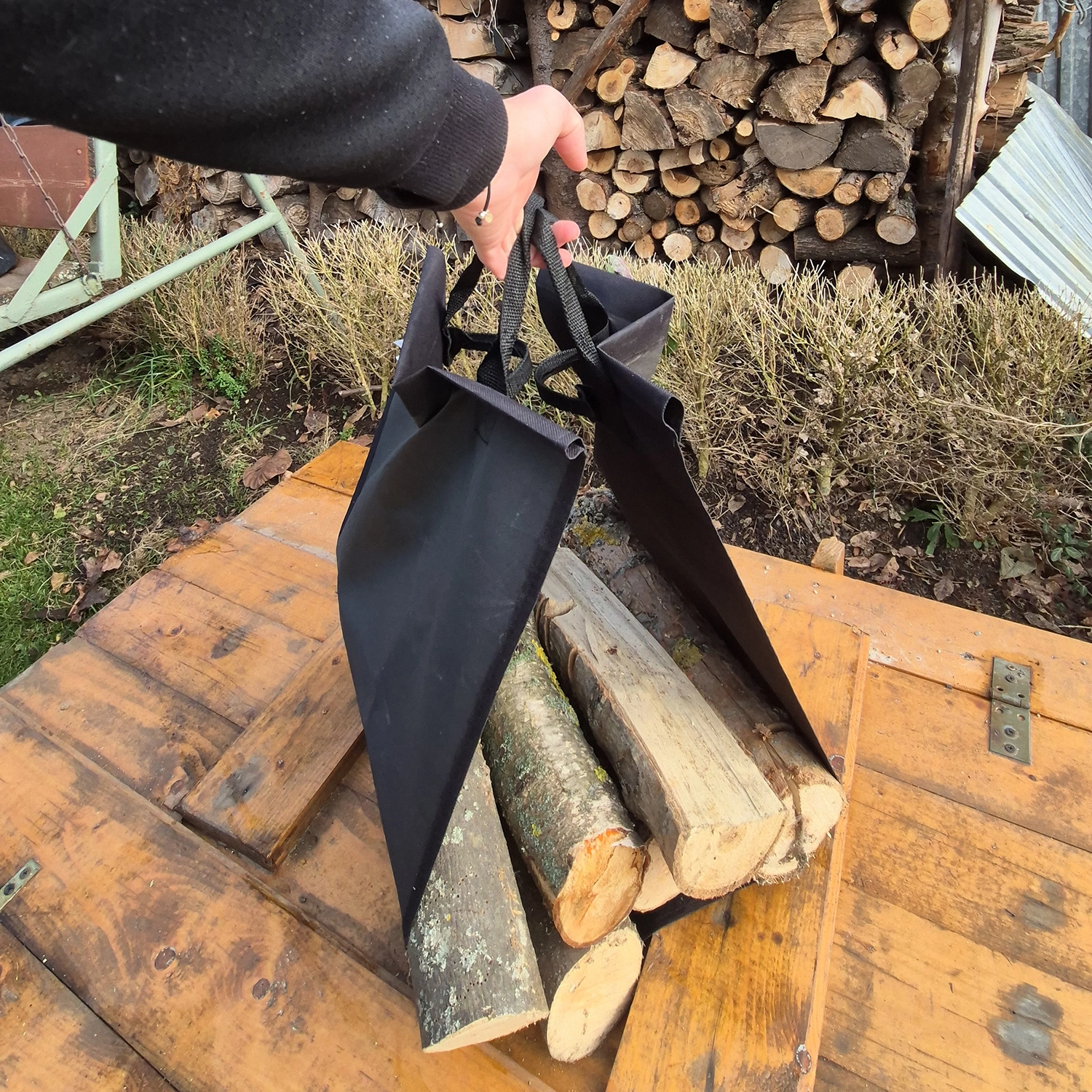 2in1 küttepuude hoidik – Soodukas.Com 2in1 küttepuude hoidik - Image 3