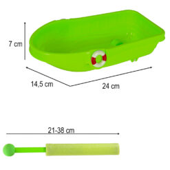 Rannamänguasjade komplekt - liivakasti mänguasjad + veepüss Soodukas.Com