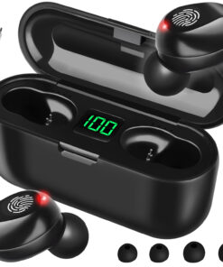 Puutetundlikud juhtmevabad kõrvaklapid koos akupangaga