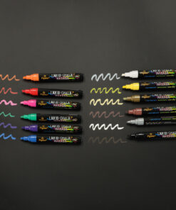 Alternative view of Kriidimarkerid tahvlile ja klaasile kirjutamiseks 12tk