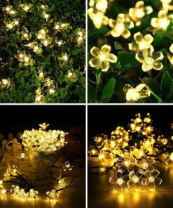 Päikesepatareiga dekoratiivtuled õue 7m/50led