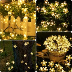 Päikesepatareiga dekoratiivtuled õue 7m/50led Soodukas.Com