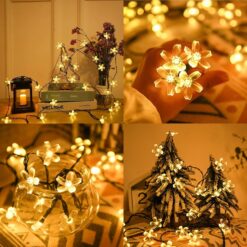 Päikesepatareiga dekoratiivtuled õue 7m/50led Soodukas.Com