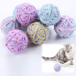 Kassi mänguasi - kõrisev lõngakera-pall