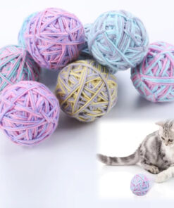 Kassi mänguasi - kõrisev lõngakera-pall