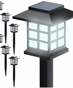 Alternative view of 6tk Päikesepatareiga aiavalgustid