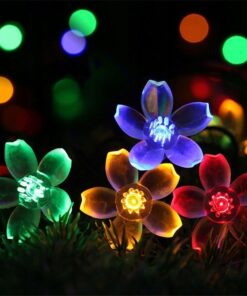 Päikesepatareiga dekoratiivtuled õue 7m/50led