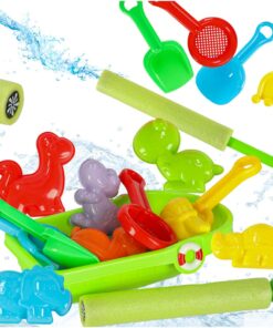 Rannamänguasjade komplekt - liivakasti mänguasjad + veepüss