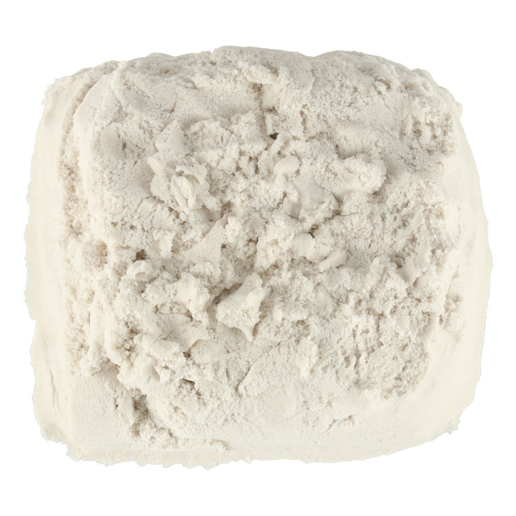 Kineetiline liiv 1kg - valge - Image 6