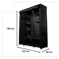 Suur tekstiilkattega riidekapp - garderoobisüsteem – Soodukas.Com Suur tekstiilkattega riidekapp - garderoobisüsteem Soodukas.Com