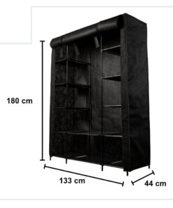 Suur tekstiilkattega riidekapp garderoobisusteem 2