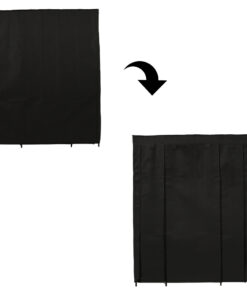 Suur tekstiilkattega riidekapp garderoobisusteem 6