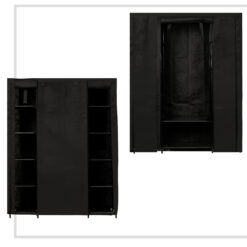 Suur tekstiilkattega riidekapp - garderoobisüsteem – Soodukas.Com Suur tekstiilkattega riidekapp - garderoobisüsteem Soodukas.Com