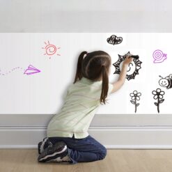 Isekleepuv valge tahvel + tahvlimarker Soodukas.Com