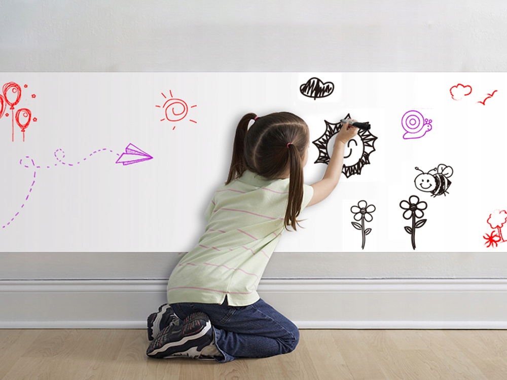 Isekleepuv valge tahvel + tahvlimarker - Image 7