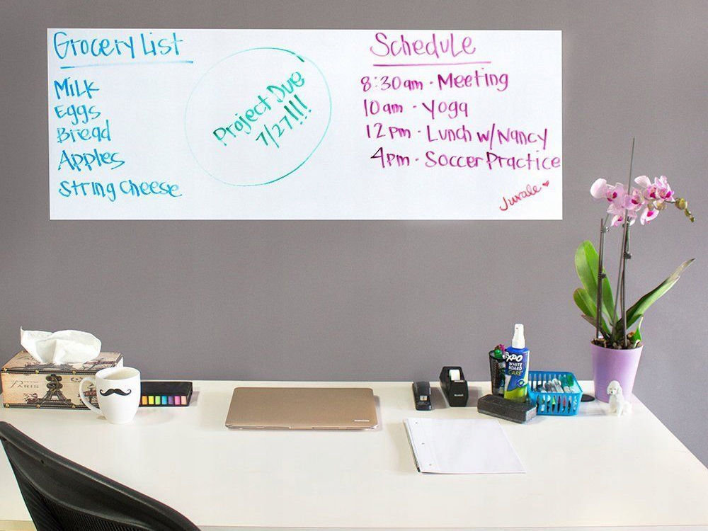 Isekleepuv valge tahvel + tahvlimarker - Image 8