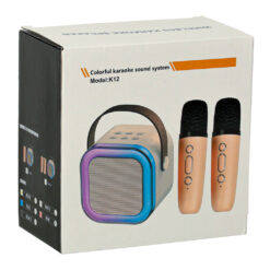Karaoke komplekt - 2 mikrofoni + kõlar Soodukas.Com