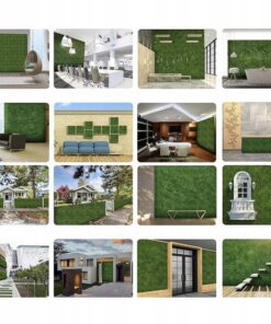 kunsttaimedega seinapaneel 5