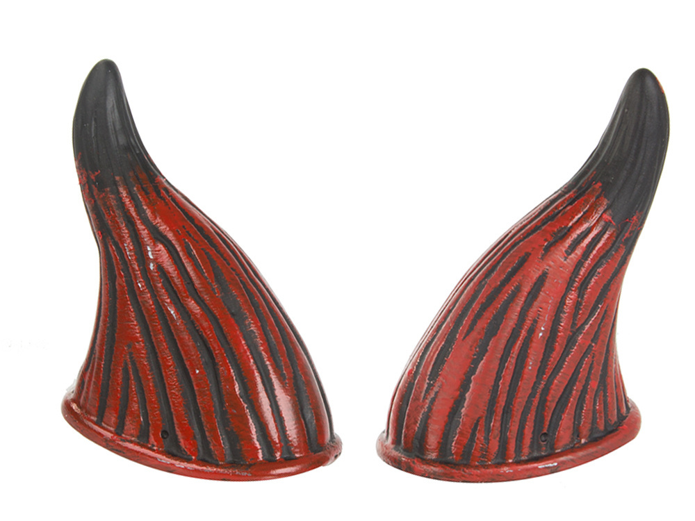 Kuradi maskeeringu komplekt - sarved, näovärvid, kunstveri jm - Image 6