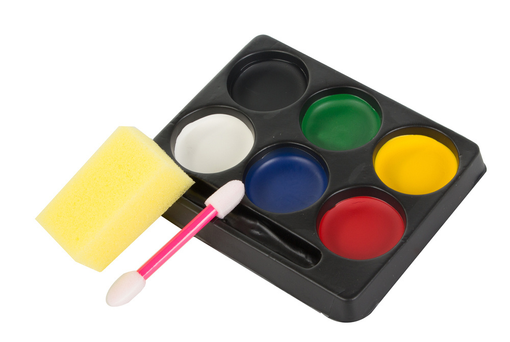 Kuradi maskeeringu komplekt - sarved, näovärvid, kunstveri jm - Image 4