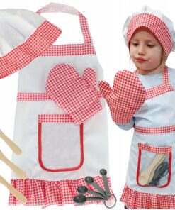 Kokariided lastele - laste põll, müts, pajakinnas ja tarvikud