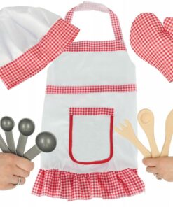 Alternative view of Kokariided lastele - laste põll, müts, pajakinnas ja tarvikud