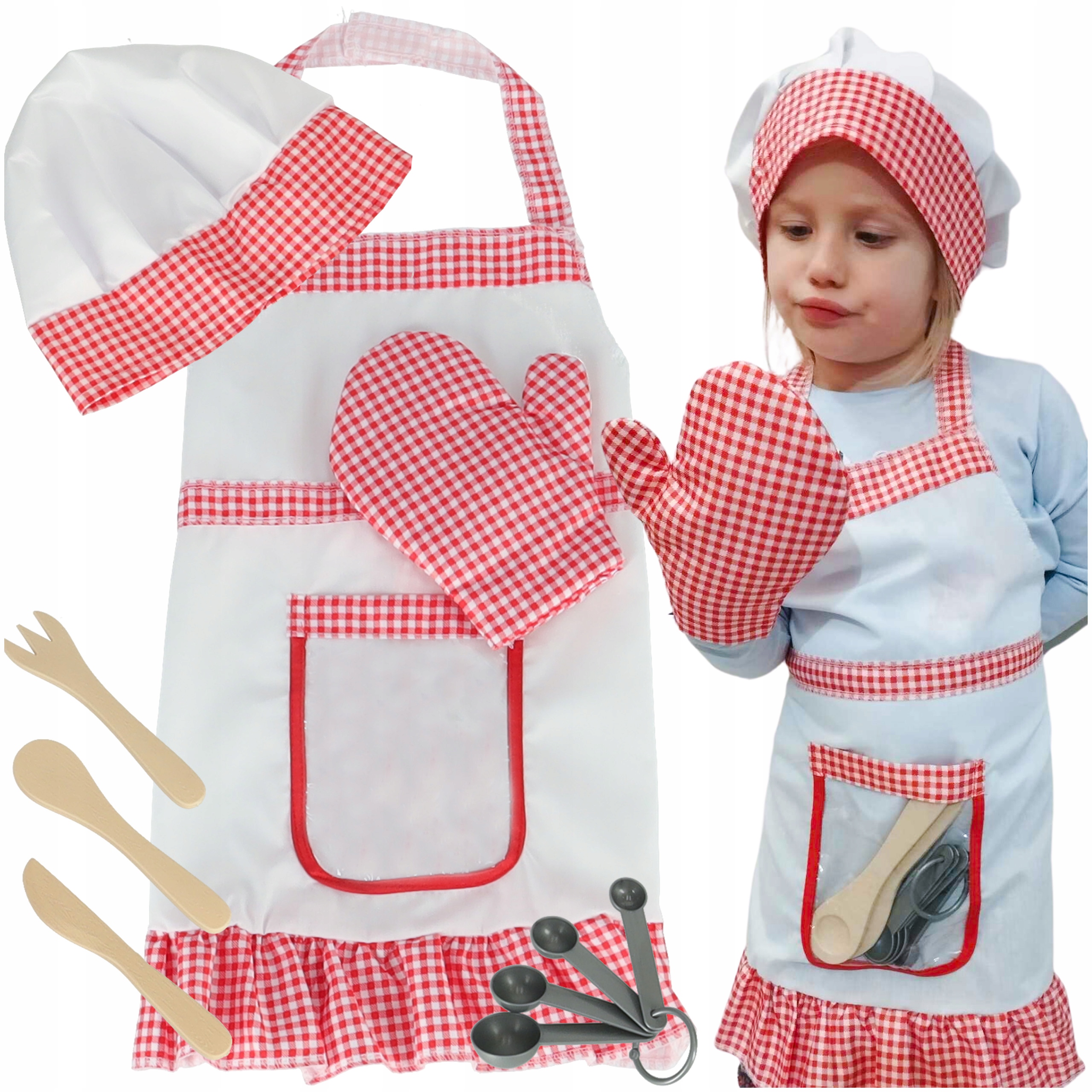 Kokariided lastele - laste põll, müts, pajakinnas ja tarvikud