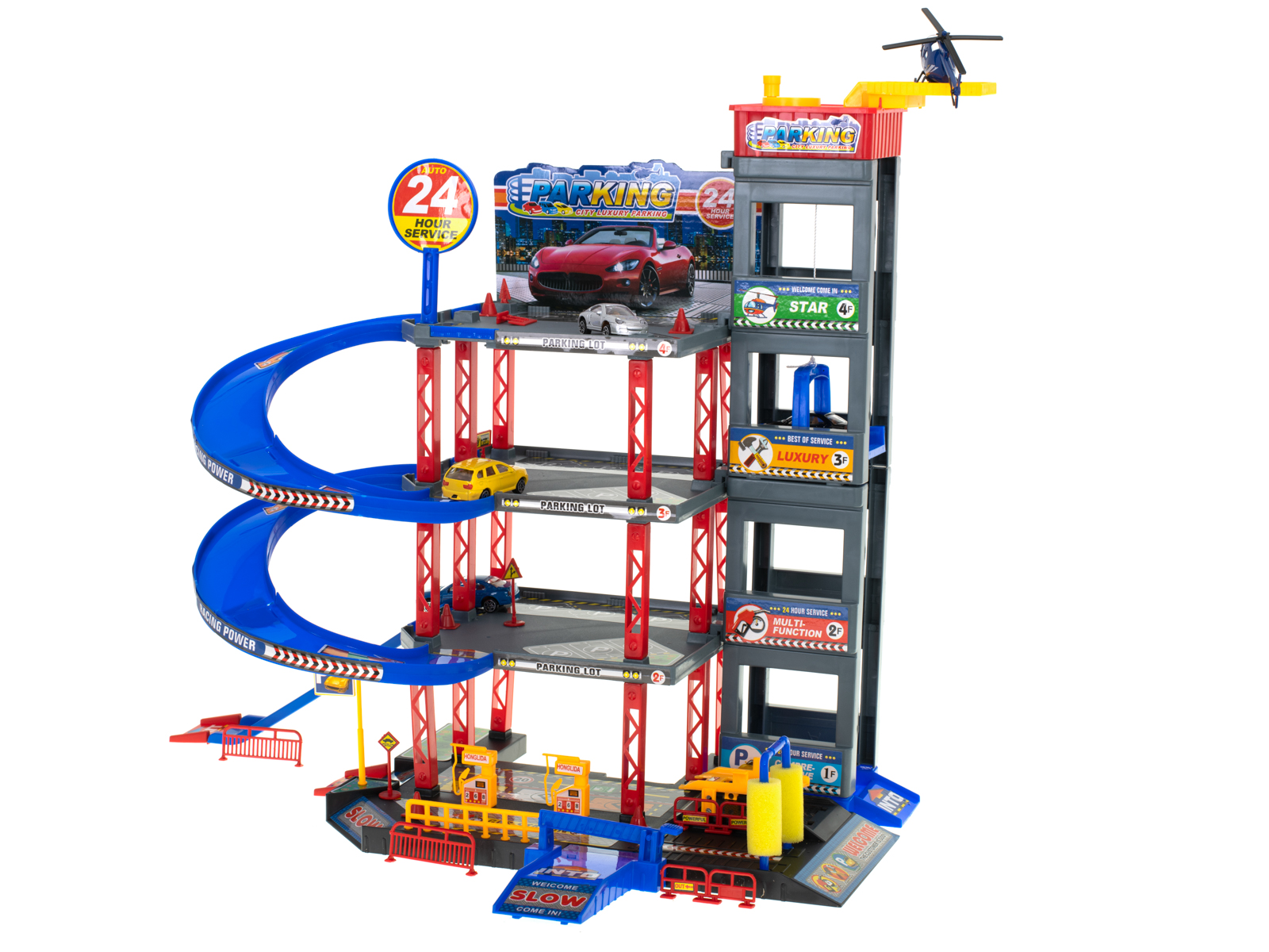 Suur liftiga parkimismaja + autod ja lisad - Image 3