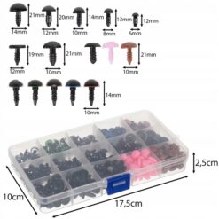 Silmade ja ninade komplekt mänguloomade meisterdamiseks (560 osa) Soodukas.Com