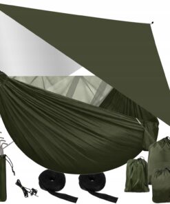 Matka võrkkiik sääsevõrgu ja katusega