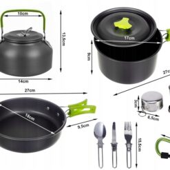 Matkanõude komplekt - 18 osa – Soodukas.Com Matkanõude komplekt - 18 osa Soodukas.Com