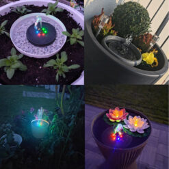 Ujuv purskkaev päikesepaneeli ja LED valgustusega – Soodukas.Com Ujuv purskkaev päikesepaneeli ja LED valgustusega Soodukas.Com