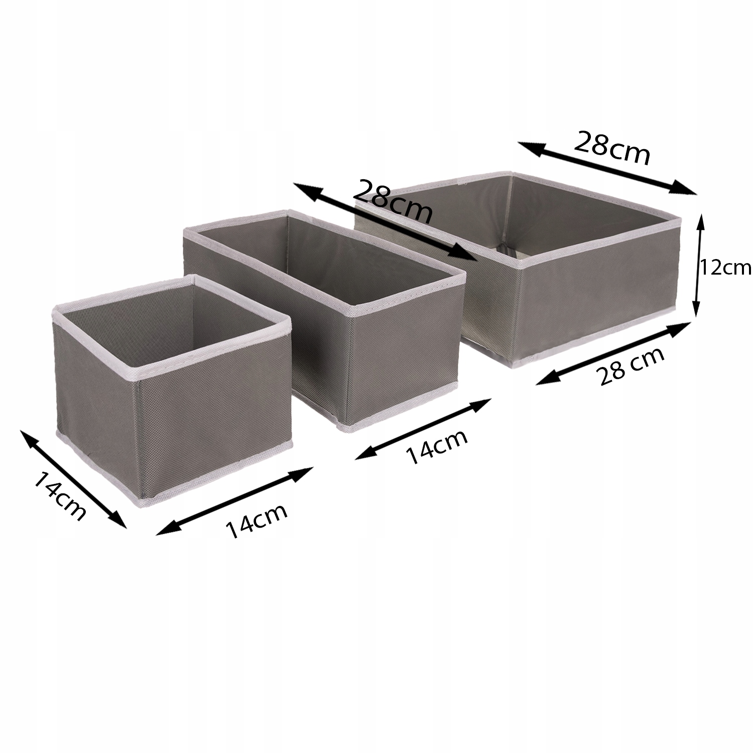 Tekstiist organiseerimiskarpide komplekt 6tk - Image 6