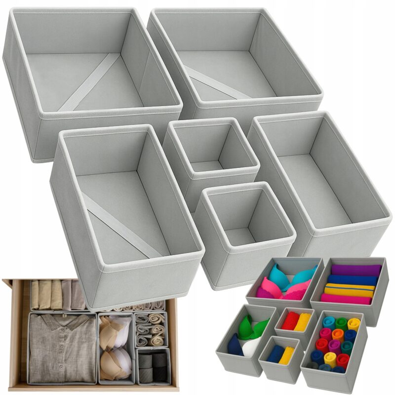 Tekstiist organiseerimiskarpide komplekt 6tk