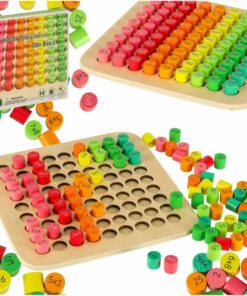 Puidust korrutustabel - matemaatiline õppemäng