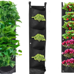 Vertikaalne 7 taskuga istutuskott seinale Soodukas.Com