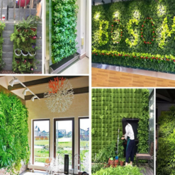 Vertikaalne 7 taskuga istutuskott seinale Soodukas.Com