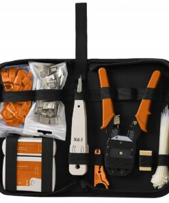 Alternative view of 145-osaline võrgutööriistade komplekt - kaablitester, krimpimistangid jpm