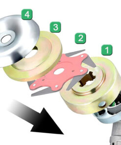 Alternative view of Kinnituskomplekt trimmerite ja võsalõikurite otsikute jaoks - Redukrori seibid ja mutter