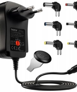 Universaalne reguleeritava pingega toiteadapter + 6 otsikut