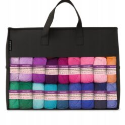 Alternative view of Heegelnõelade ja tarvikute komplekt (73 osa) + 40 tokki lõnga