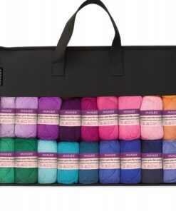 Alternative view of Heegelnõelade ja tarvikute komplekt (73 osa) + 40 tokki lõnga